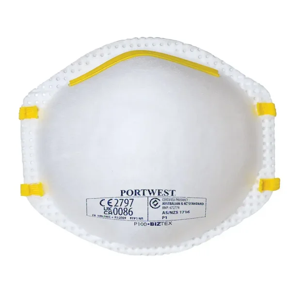 MASCARILLA DESECHABLE P100 POLVO Y NIEBLAS FFP1 | PACK 20 UNIDADES