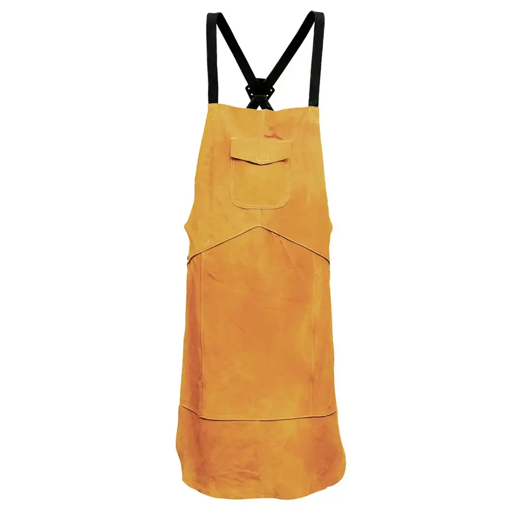 DELANTAL PREMIUM SW10 SERRAJE VACUNO · SOLDADOR CLASE 2 · 91x58cm