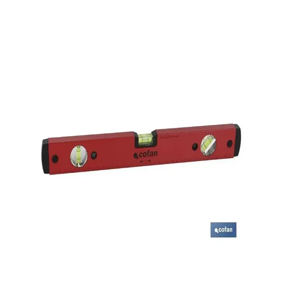9517221-NIVEL MAGNETICO ALUMINIO 400MM |  NIVEL DE 3 BURBUJAS PARA FACILITAR LA NIVELACIÓN