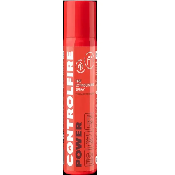 SPRAY EXTINTOR CONTROL FIRE · 100% BIODEGRADABLE · 500ML