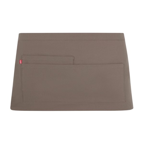 DELANTAL CORTO 404224 NOUGAT · ORGANICO · HIDROFUGADO · 39CM X 80,5CM