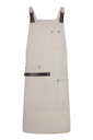 DELANTAL PETO 404215 MEZCAL · 4 BOLSILLOS · ORGANICO URBANO ·  HIDROFUGADO · 81CM X 80CM