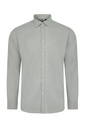 CAMISA 405004S · ML · OXFORD ·  ELASTICO/STRETCH · CUELLO AMERICANO
