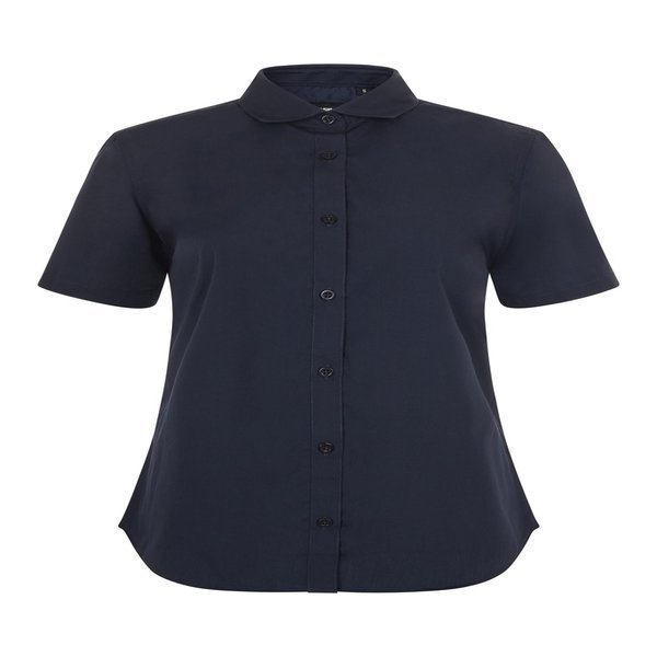 CAMISA 405010 · MC · MUJER · POPELIN · CUELLO ITALIANO
