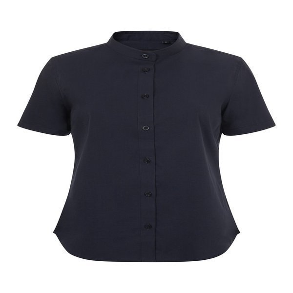 CAMISA 405014S · MC · MUJER · POPELIN · ELASTICO/STRETCH · CUELLO TIRILLA