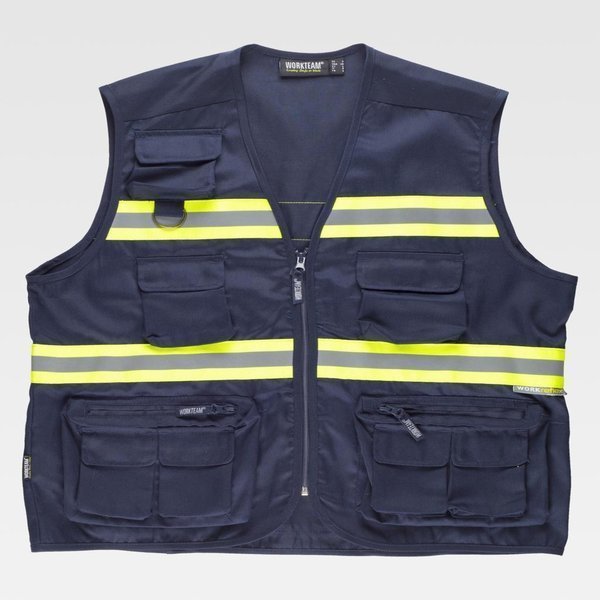 CHALECO S3136 FLUOR · TIPO SAFARI · VR