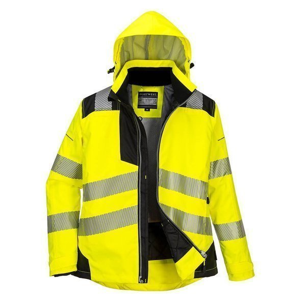 CHAQUETA PW382 · MUJER · Texpel™ Splash IMPERMEABLE [3/4] · CAPUCHA EXTRAIBLE · BANDAS SEGMENTADAS · AMBIENTES FRIOS -36ºC · PROTEC. SOLAR >40ºC · 50 LAVADOS · AV · CE II CAT