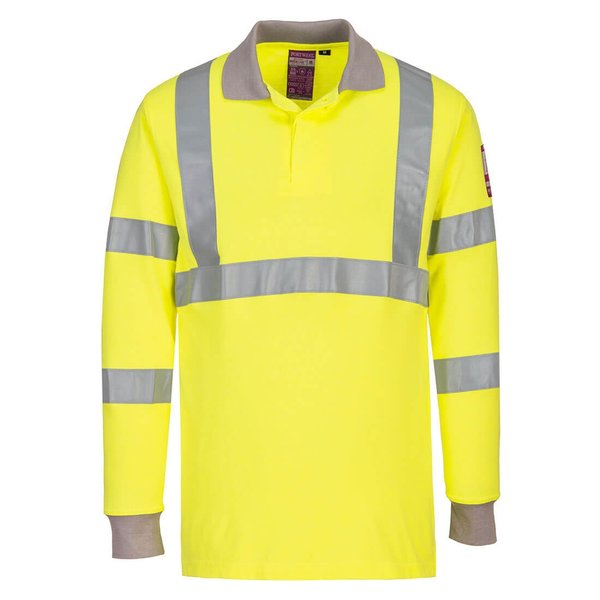 POLO FR77 · ML · IGNIFUGO · ANTIESTATICO · ARCO ELECTRICO · ASTM · AV · [210g]