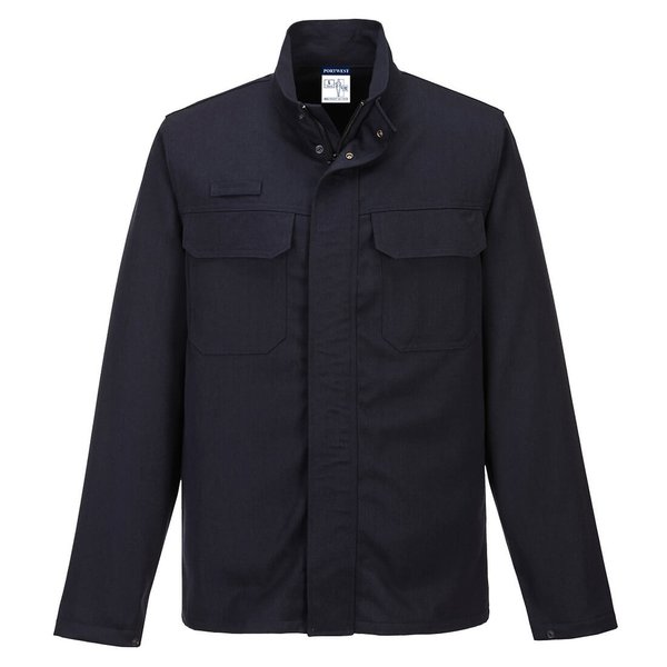 CHAQUETA INHERENTE FR65 · SOLDADOR · IGNIFUGO · ANTIESTATICO · ARCO ELECTRICO · ASTM · (ALUMINIO Y HIERRO FUNDIDO) · CE III CAT