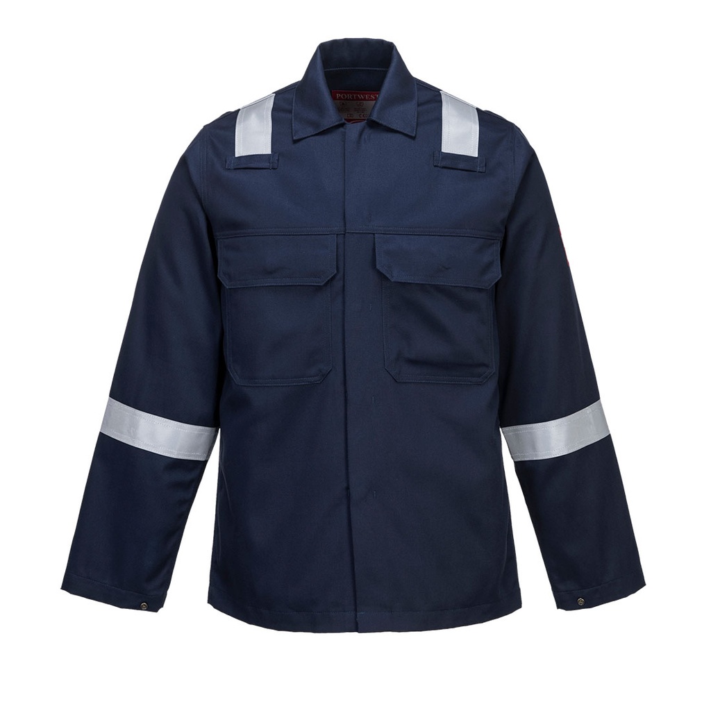 CHAQUETA BZ13 · SOLDADOR · IGNIFUGA · ARCO ELECTRICO · ASTM · PROTEC. SOLAR >40ºC · CE III CAT
