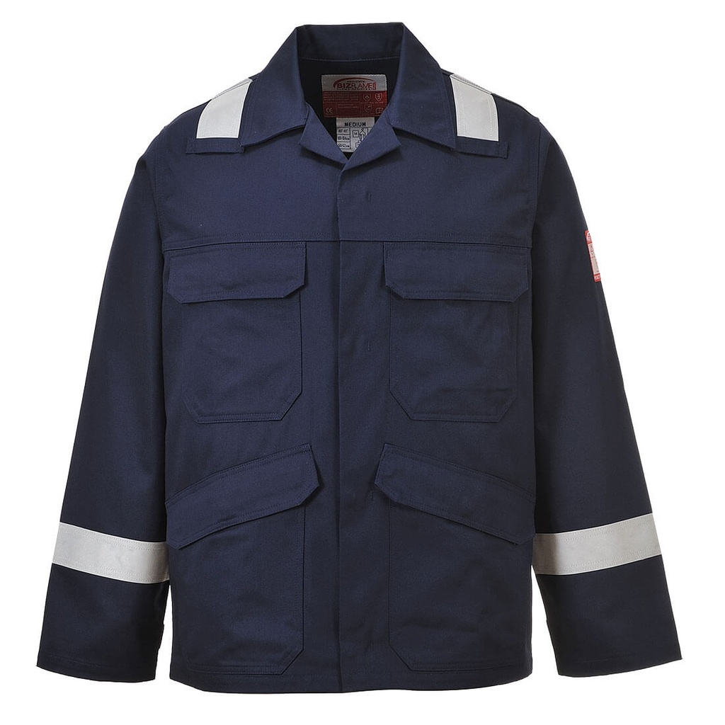 CHAQUETA FR25 · SOLDADOR CLASE 2 · IGNIFUGO · ANTIESTATICO · ARCO ELECTRICO · ASTMF · ATEX · PROTEC. SOLAR >40ºC · CE III CAT