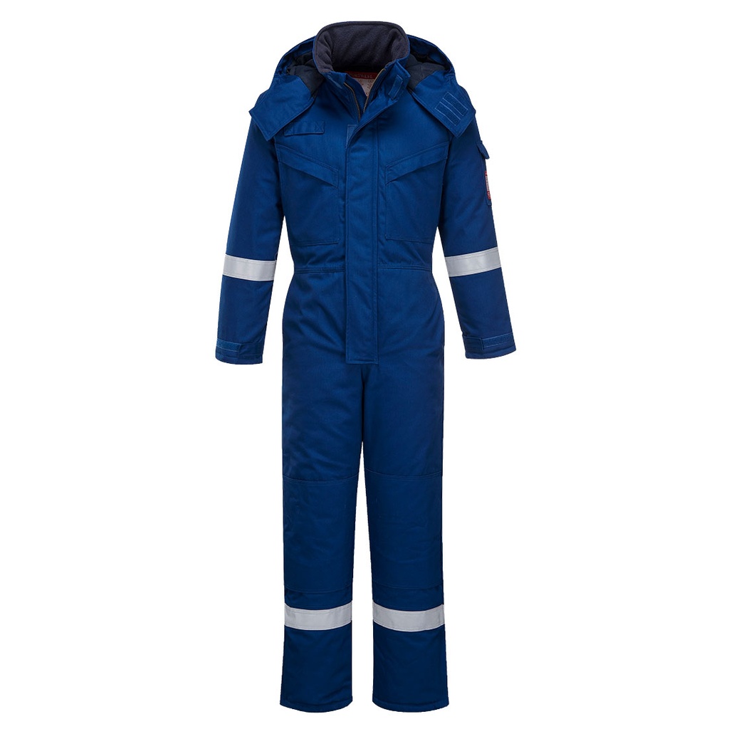 BUZO FR53 ACOLCHADO · SOLDADOR · IGNIFUGO · ANTIESTATICO · AMBIENTES FRIOS -20°C · PROTEC. SOLAR >40ºC · ATEX · TRIPLE COSTURA · SISTEMA RODILLERAS · CAPUCHA EXTRAIBLE · CE III CAT