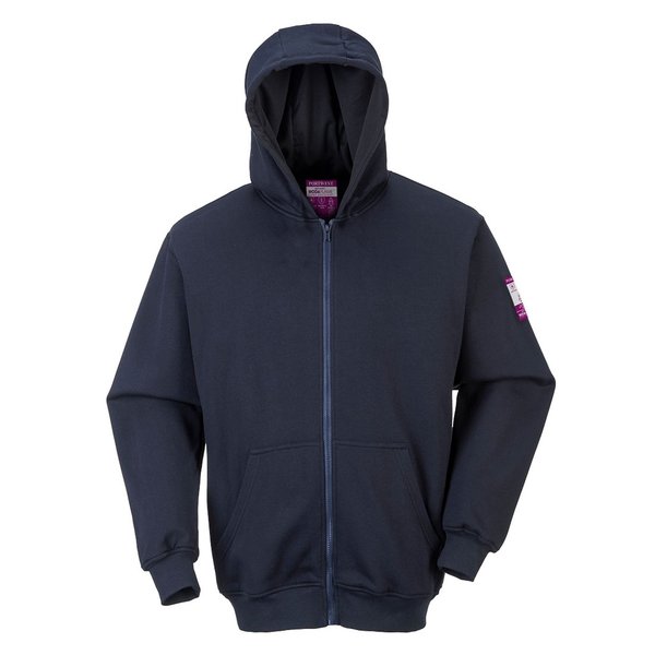 SUDADERA INHERENTE FR81 · CAPUCHA · CREMALLERA ENTERA · IGNIFUGO · ANTIESTATICO · ARCO ELECTRICO · ASTM · PROTEC. SOLAR >40ºC · CE III CAT · [300g]