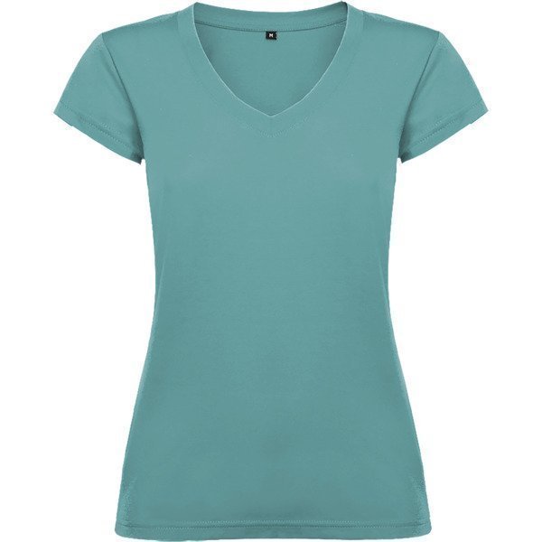 CAMISETA VICTORIA MUJER · MC · CUELLO V · 100% ALGODON · [155g]