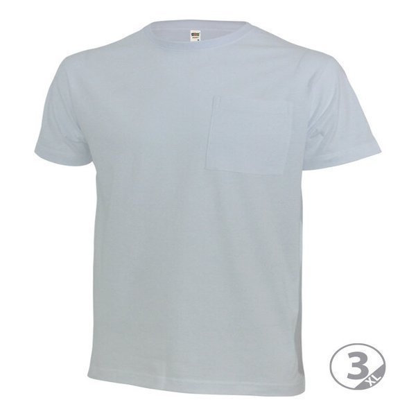 CAMISETA POCKET · MC · BOLSILLO · 100% ALGODON · [160g]