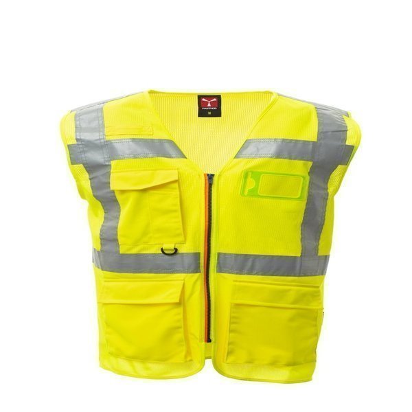 CHALECO EXTRA MESH · CIERRE CREMALLERA · TEJIDO MALLA · DRY TECH · AV · CE II CAT