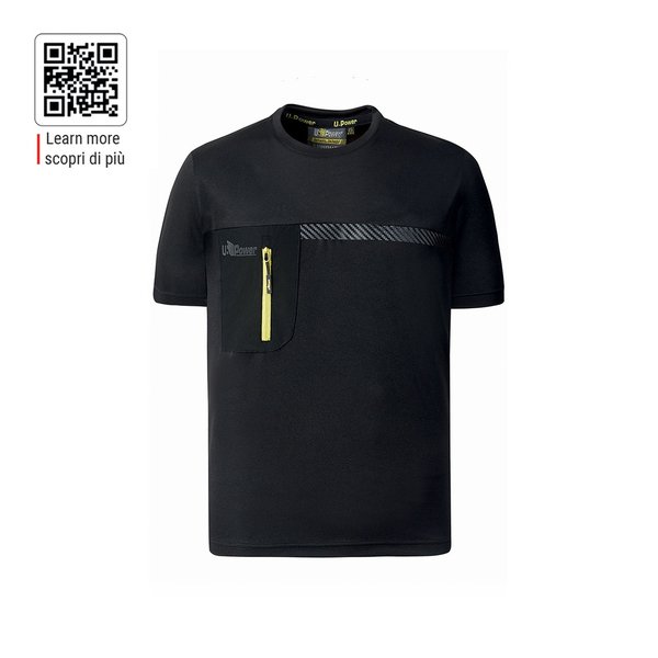 CAMISETA CHRISTAL FU248 · MC · BOLSILLO · ANTIBACTERIANO · [140g]