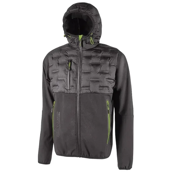 CHAQUETA HIBRIDA SPOCK FU213AG · HIDROFUTADA · AMBIENTES FRIOS -5ºC
