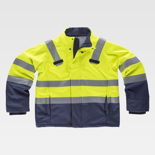 PARKA SOFTSHELL S9591 · ANTIESTATICO · IGNIFUGO · SOLDADURA · QUIMICO · ARCO ELECTRICO · AV