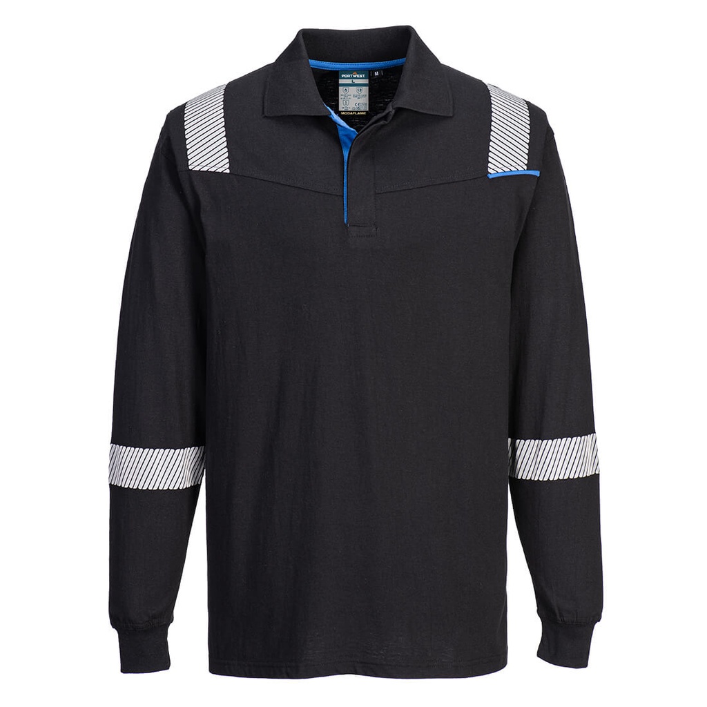 POLO FR711 WX3 ML · IGNIFUGO · ANTIESTATICO · ATEX · PROTEC. SOLAR >40ºC · [200g]