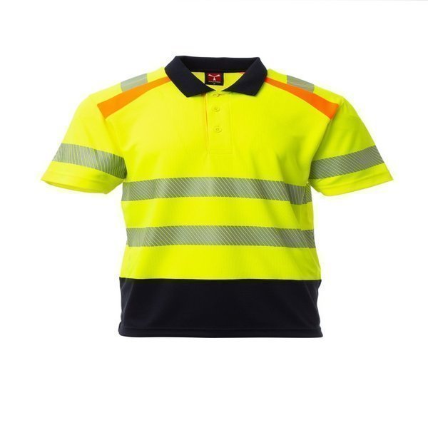 POLO LANE · MC · BICOLOR · BANDAS SEGMENTADAS · DRY TECH · PROTECCION SOLAR >50ºC · AV · CE II CAT · [150g]