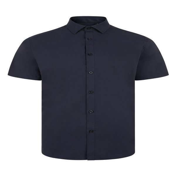 CAMISA 405016S · MC · POPELIN · ELASTICO/STRETCH · CUELLO ITALIANO