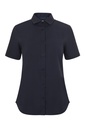 CAMISA 405018S · MC · MUJER · POPELIN · ELASTICO/STRETCH · CUELLO ITALIANO