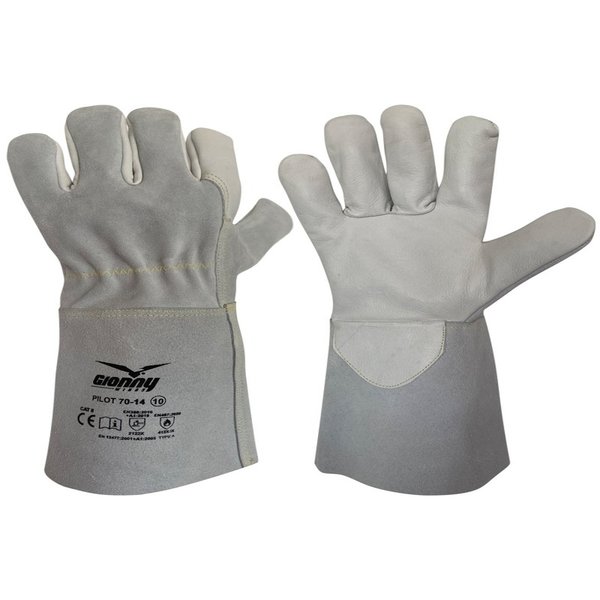 GUANTES PILOT 70-14 · SOLDADOR · 14CM · COSTURAS PARA-ARAMIDA | PACK 12 PARES
