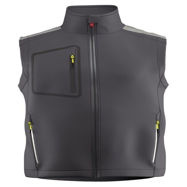 CHALECO SOFTSHELL STREAM PAD VEST · ACOLCHADO · CORTAVIENTOS · WATERPROFF · ELASTICO/STRETCH · 3 CAPAS PADDED · INSULATED 2 · CE I CAT