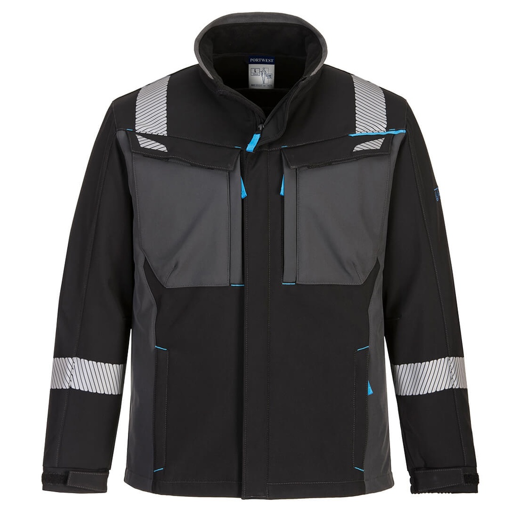 SOFTSHELL INHERENTE FR704 · WX3 · STRETCH · SOLDADOR · IGNIFUGO · ANTIESTATICO · ARCO ELECTRICO · QUIMICO · ATEX · PROTEC. SOLAR >40ºC · METAL FREE · CE CAT III