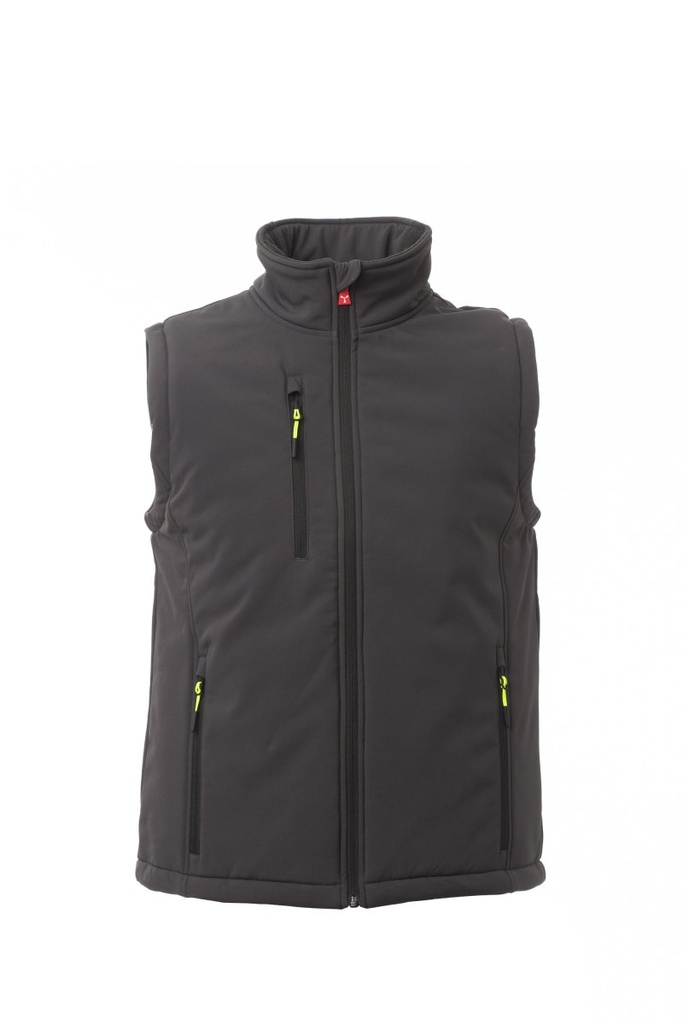 CHALECO SOFTSHELL GALE VEST PAD · ACOLCHADO · WATERPROOF · ELASTICO/STRETCH · CORTAVIENTOS · 3 CAPAS PADDED · INSULATED 2 · CE I CAT