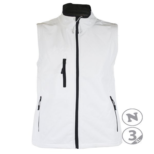 CHALECO SOFTSHELL OSLO · ELASTICO/STRETCH · HIDROFUGADO · CORTAVIENTOS · 3 CAPAS