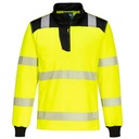 SUDADERA PW326 PW3 · BICOLOR · ALGODON · MEDIA CREMALLERA · BANDAS SEGMENTADAS · PROTECCION SOLAR >40ºC · 50 LAVADOS · AV · CE II CAT · [300g]