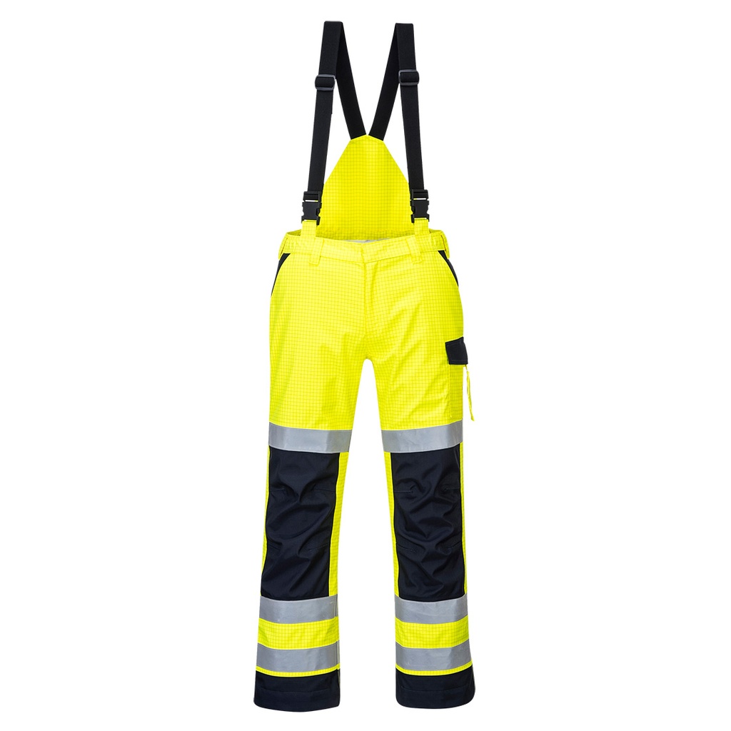 PANTALON INHERENTE MV71 · IGNIFUGO · SOLDADURA · ANTIESTATICO · ARCO ELECTRICO · QUIMICO · IMPERMEABLE [3/4] · ATEX · PROTEC. SOLAR >40ºC · SISTEMA RODILLERAS · AV · CE III CAT