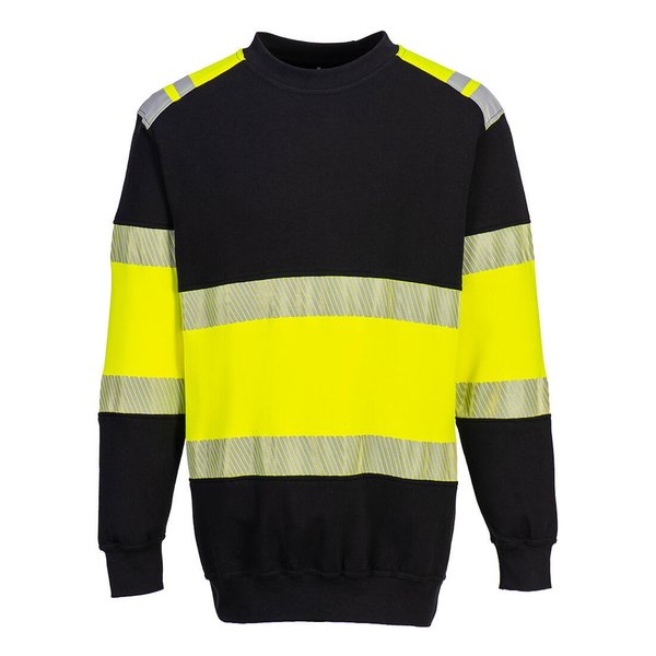 SUDADERA INHERENTE FR716 PW3 · BANDAS SEGMENTADAS · IGNIFUGO · ANTIESTATICO · ARCO ELECTRICO · PROTECCION SOLAR >40ºC · ASTM · AV · CE III CAT · [300g]