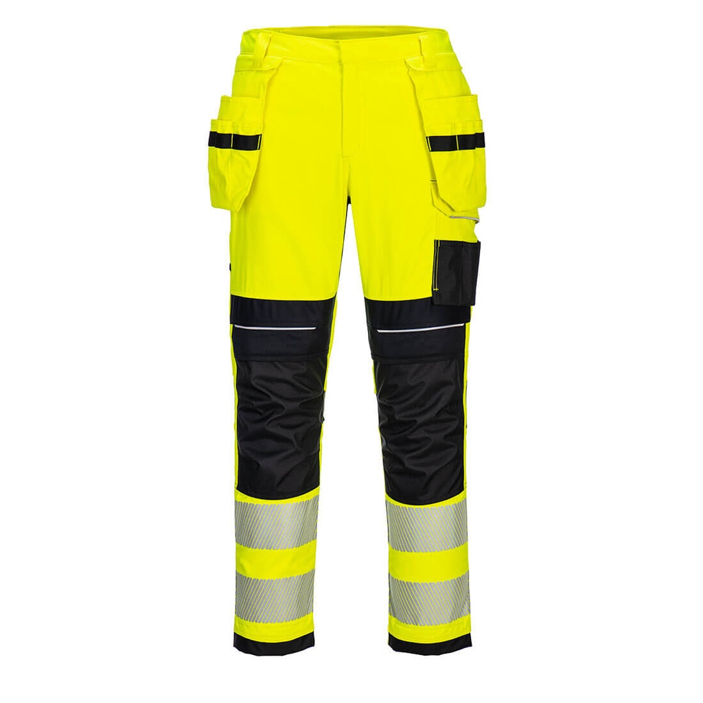 PANTALON INHERENTE FR407 PW3 · STRETCH · BANDAS SEGMENTADAS · IGNIFUGO · ANTIESTATICO · ARCO ELECTRICO · ATEX · PROTEC. SOLAR >40ºC · METAL FREE · REFUERZOS · AV · CE III CAT