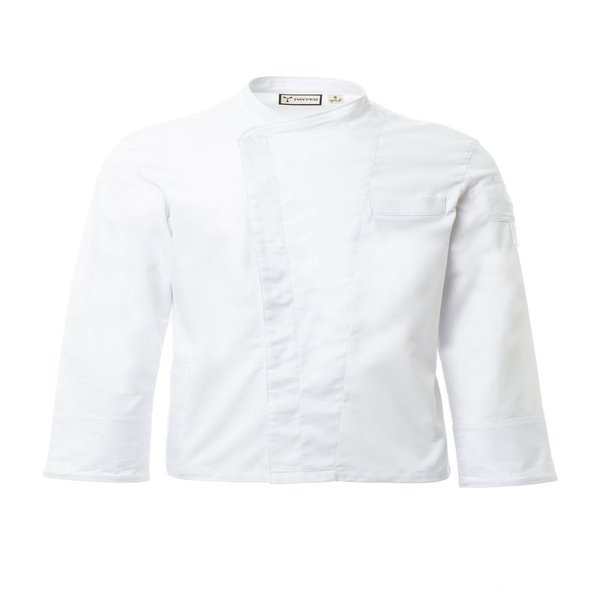 CHAQUETA COCINA ROYAL · ELASTICO/STRETCH · CIERRE AUTOMATICOS · MALLA BAJO SISA · COOLMAX · CE I CAT