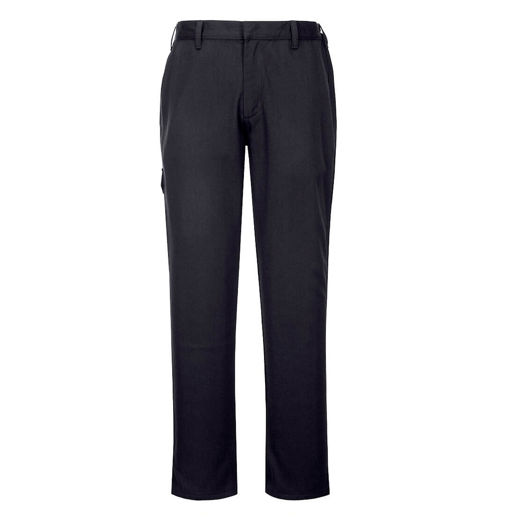 PANTALON INHERENTE FR64 · SOLDADOR CLASE 2 · IGNIFUGO · ANTIESTATICO · ARCO ELECTRICO · ASTM · ATEX · PROTEC. SOLAR >40ºC · ALUMINIO · METAL FUNDIDO · LAVABLE 75ºC · CE III CAT