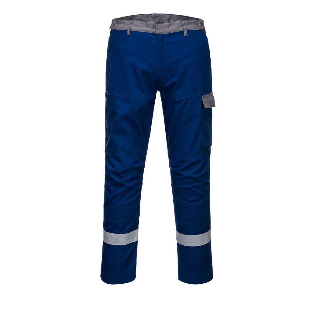 PANTALON FR06 · SOLDADOR · IGNIFUGO · ANTIESTATICO · ARCO ELECTRICO · QUIMICO · ASTM · ATEX · PROTEC. SOLAR >40ºC · LAVABLE 75ºC · METAL FREE · PROTEC. RODILLAS · CE III CAT