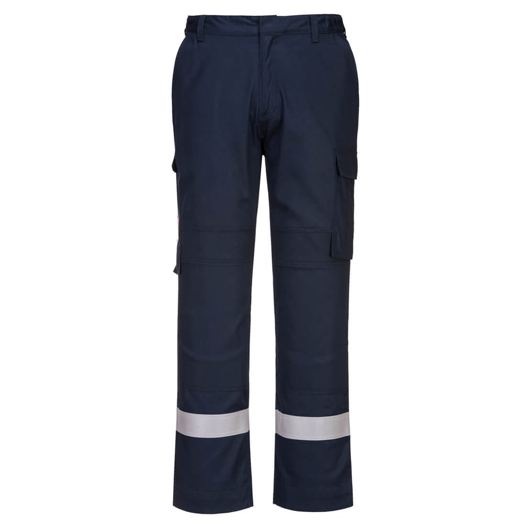 PANTALON FR401 · ELASTICO/STRETCH · SOLDADOR · IGNIFUGO · ANTIESTATICO · ARCO ELECTRICO · ATEX · PROTEC. SOLAR >40ºC · METAL FREE · SISTEMA RODILLERAS · CE III CAT