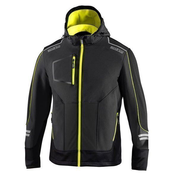 SOFTSHELL YORK · BICOLOR · ELASTICO/STRETCH · CAPUCHA DESMONTABLE · CE I CAT