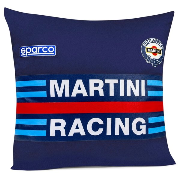 COJIN ALGODON 40X40 REPLICA MARTINI RACING · 100% ALGODON