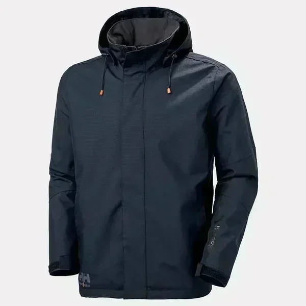 CHAQUETA OXFORD SHELL 71290 · ACOLCHADO · IMPERMEABLE [3/4] · CAPUCHA EXTRAIBLE