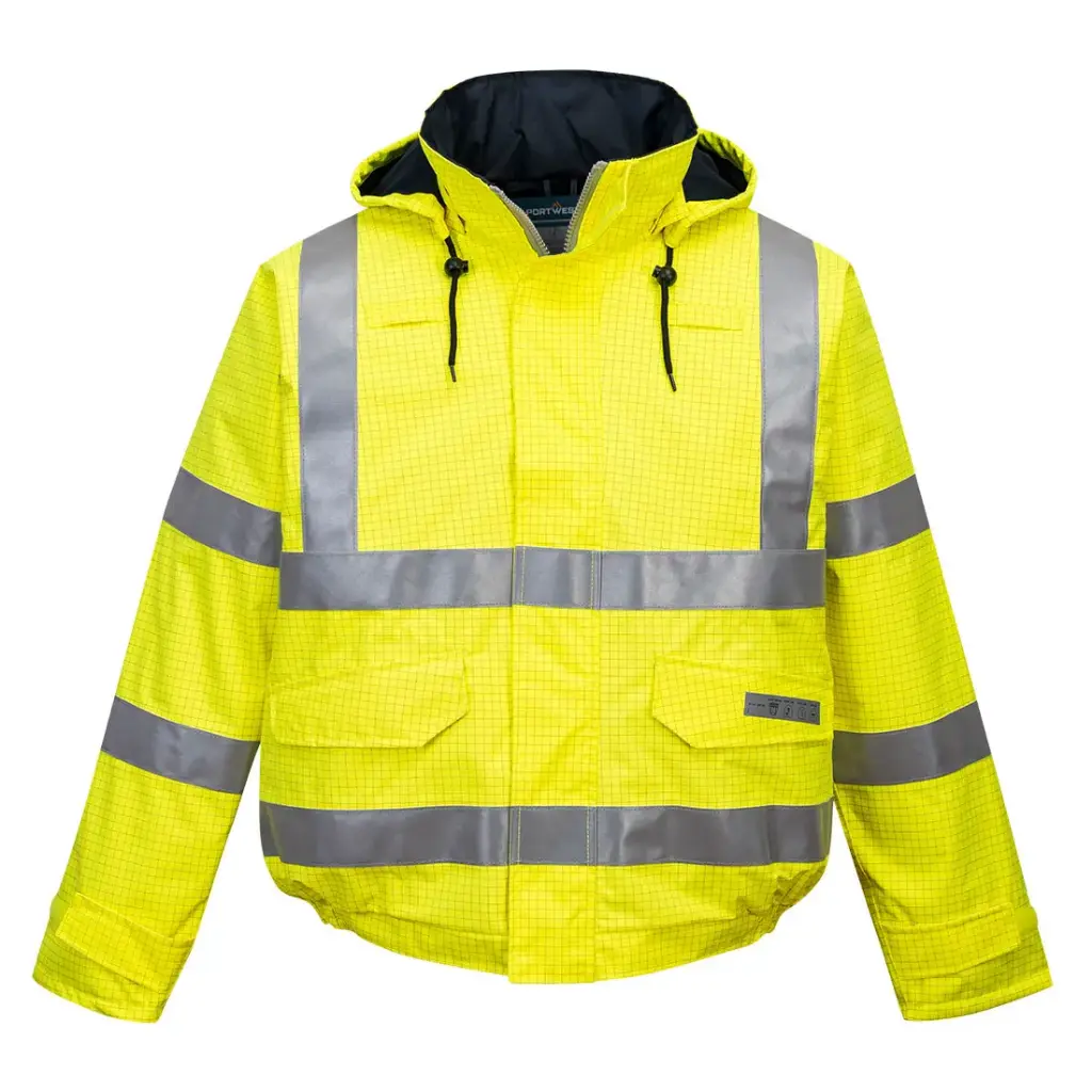 CAZADORA BOMBER S773 BIZFLAME RAIN WINTER · IGNIFUGO · ANTIESTATICO · IMPERMEABLE [3/4] · AMBIENTES FRIOS -25ºC · QUIMICO · AV · CE III CAT