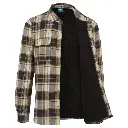 CAMISA KA313 KA3 · CUADROS CON FORRO SHERPA · BOLSILLOS · LAVABLE 60ºC · 100% ALGODON