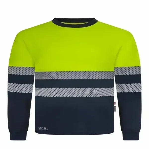 CAMISETA 305645 HI VIS Cotton RS · ML · BICOLOR · ALGODON · ECO · BANDAS SEGMENTADAS · AV · CE II CAT · [150g]