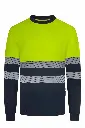 CAMISETA 305645 HI VIS Cotton RS · ML · BICOLOR · ALGODON · ECO · BANDAS SEGMENTADAS · AV · CE II CAT · [150g]