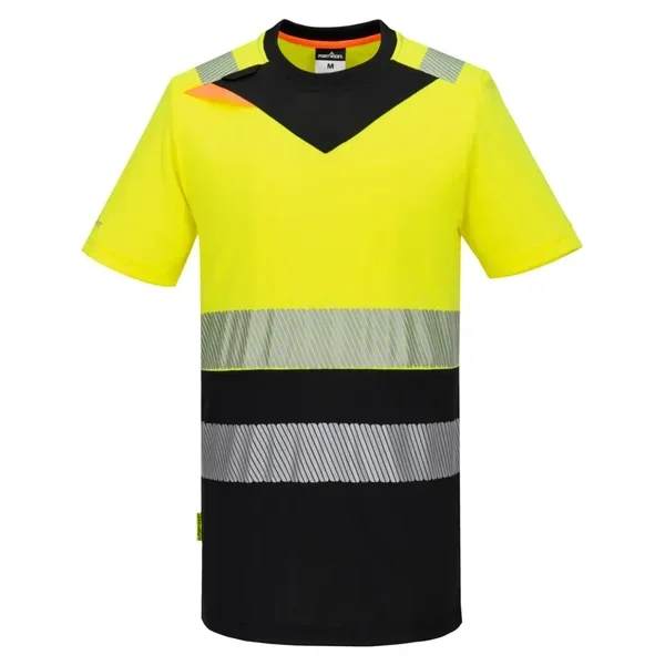 CAMISETA DX434 DX4 · BICOLOR · MC · LIGERO · BANDAS SEGMENTADAS · PROTEC. SOLAR >40ºC · AV · CE II CAT · [150g]