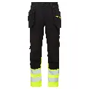 PANTALON DX457 DX4 HI-VIS HOLSTER POCKET · BICOLOR · CARGO · ELASTICO 4 VIAS · Texpel™ Stain Eco · BANDAS SEGMENTADAS · PROTEC. SOLAR >40ºC · AV ·CE II CAT
