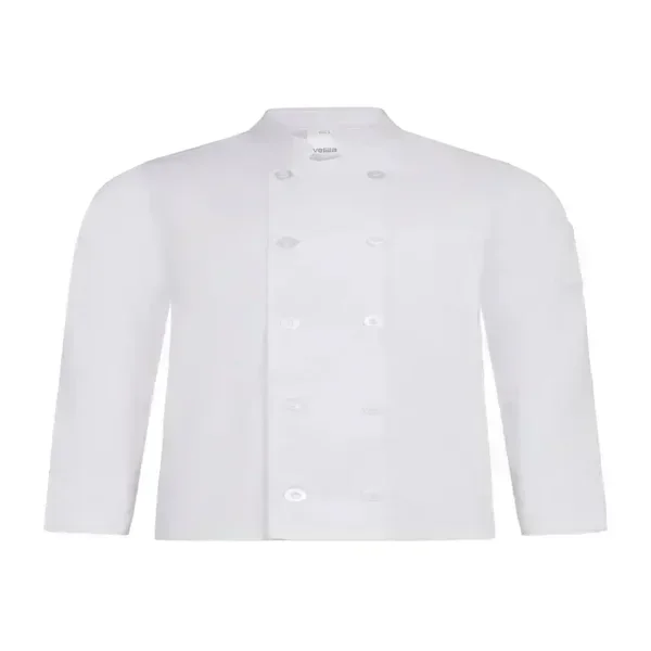 CHAQUETA COCINA 405224 · ML · SOFT TOUCH · CUELLO TIRILLA · CIERRE BOTONADURA · LAVABLE 60ºC